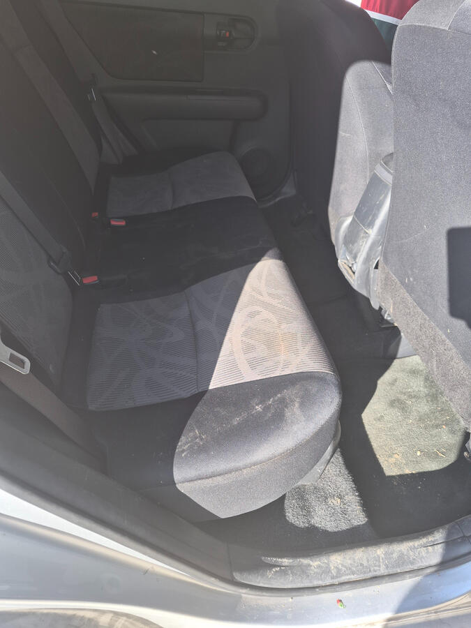 Toyota Scion: Back Seat Before